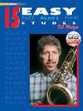 15 Easy Jazz Blues & Funk Etudes C Instrument Book & CD