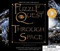 Puzzle Quest Through Space With 2 Dice & 2 Wipe Off Markers & 16 Game Disks & 8 Write Wipe Game Boards