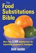 Food Substitutions Bible More Than 5000 Substitutions for Ingredients Equipment & Techniques