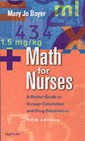 Math For Nurses A Pocket Guide 5th Edition