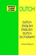 Dutch English English Dutch Standard Dictionary