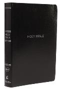 NKJV, Reference Bible, Center-Column Giant Print, Leather-Look, Black, Red Letter Edition, Comfort Print