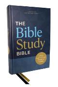 NKJV The Bible Study Bible Hardcover Comfort Print A Study Guide for Every Chapter of the Bible