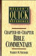 Nelsons Quick Reference Chapter By Chapter Bible Commentary Nelsons Quick Reference Series