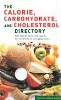 Calories Carbohydrates Cholesterol Directory
