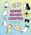 Kawaii Kitties Coloring Color Super Cute Cats in All Their Glory