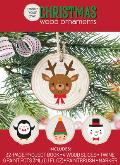 Make Your Own Christmas Wood Ornaments: Includes: 32-Page Project Book, 4 Wood Slices, Twine, 6 Paint Pots 3ml (0.1fl Oz), Paintbrush, Marker