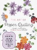 The Art of Paper Quilling Kit: Create 10 Beautiful Flora and Fauna Designs - Includes: Quilling Pen, 360 Paper Strips with 16 Colors, Instruction Boo