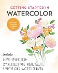 Getting Started in Watercolor Kit: A Complete Set for the Beginning Artist! Includes: 64-Page Project Book, 12 Watercolor Pans, Mixing Palette, 2 Pain