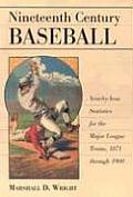 Nineteenth Century Baseball: Year-By-Year Statistics for the Major League Teams, 1871 Through 1900
