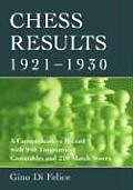 Chess Results, 1921-1930: A Comprehensive Record with 940 Tournament Crosstables and 210 Match Scores