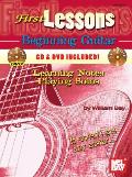 First Lessons Beginning Guitar Learning Notes Playing Solos With CD & DVD