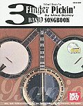 Mel Bays 3 Finger Pickin Banjo Songbook with CD Audio