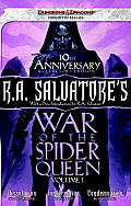 RA Salvatores War of the Spider Queen Frealms Volume I Unitary Edition Books 1 3