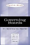 Governing Boards: Their Nature and Nurture