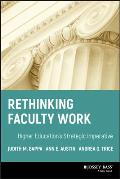 Rethinking Faculty Work