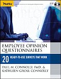 Employee Opinion Questionnaires: 20 Ready-To-Use Surveys That Work [With CDROM]