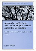 New Directions for Teaching and Learning, Approaches to Teaching Non-Native English Speakers Across