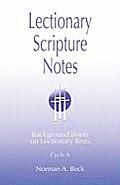 Lectionary Scripture Notes, Cycle A