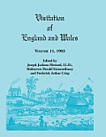 Visitation of England and Wales: Volume 11, 1903