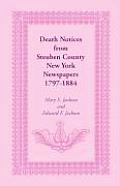 Death Notices from Steuben County, New York Newspapers, 1797-1884