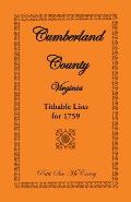 Cumberland County, Virginia Tithable Lists for 1759