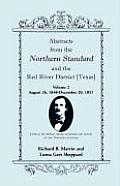 Abstracts from the Northern Standard and the Red River District [Texas]: August 26, 1848-December 20, 1851