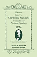 Abstracts from the Clarksville Standard (Formerly the Northern Standard): Volume 4: 1854-1855