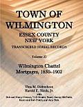 Town of Wilmington, Essex County, New York, Transcribed Serial Records, Volume 20. Wilmington Chattel Mortgages, 1850-1902