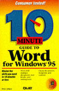 10 Minute Guide To Word For Windows 95