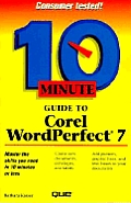 10 Minute Guide To Corel Wordperfect 7 For 95