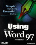 Using Microsoft Word 97 3rd Edition