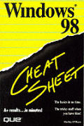 Windows 98 Cheat Sheet