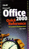 Microsoft Office 2000 Quick Reference