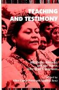 Teaching & Testimony Rigoberta Menchu & the North American Classroom