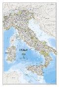National Geographic Reference Map||||National Geographic Italy Wall Map - Classic (23.25 x 34.25 in)