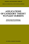 Applications of Category Theory to Fuzzy Subsets