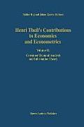 Henri Theil's Contributions to Economics and Econometrics: Volume II: Consumer Demand Analysis and Information Theory