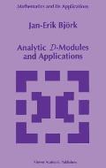 Analytic D-Modules and Applications