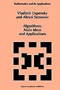 Algorithms: Main Ideas and Applications