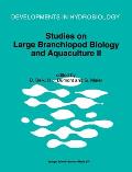 Studies on Large Branchiopod Biology and Aquaculture II