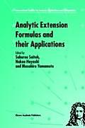 Analytic Extension Formulas and Their Applications