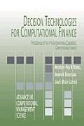 Decision Technologies for Computational Finance: Proceedings of the Fifth International Conference Computational Finance