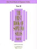 First Book of Soprano Solos Part II Book Only Voice & Piano