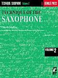 Technique of the Saxophone Volume 2 Chord Studies