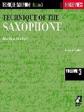 Technique of the Saxophone Volume 3 Rhythm Studies