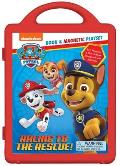 Nickelodeon Paw Patrol: Racing to the Rescue!: Book & Magnetic Play Set