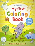 My First Coloring Book with Stickers