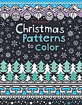 Christmas Patterns Coloring Book