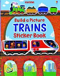 Build a Picture Trains Sticker Book